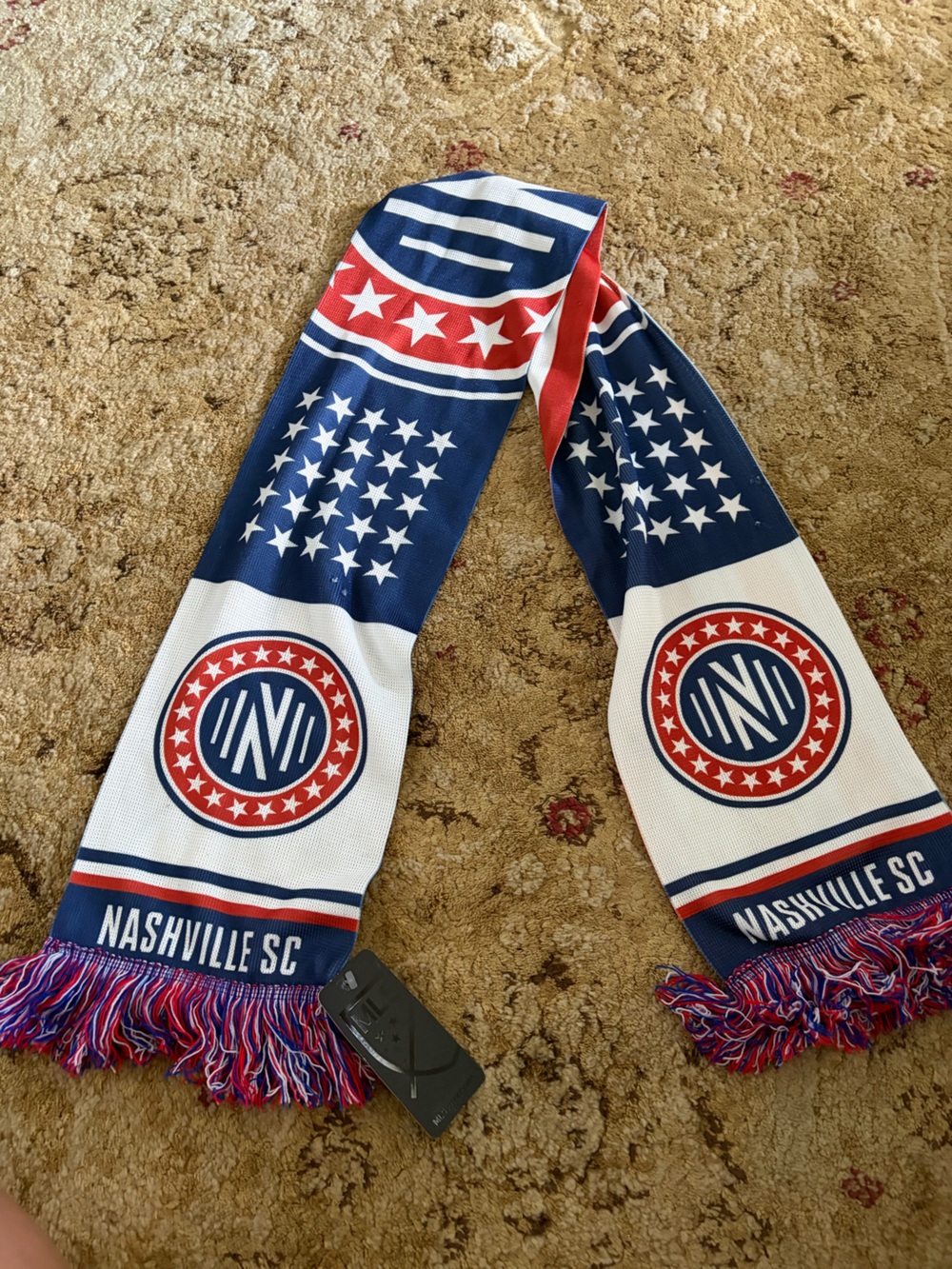 NWT MLS x Paper Planes x Ruffneck Scarves Nashville SC gifts OSFM unisex